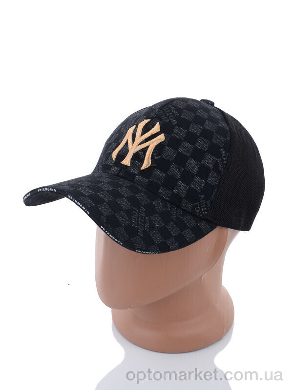 Купить Кепка жіночі WF013-16 black N.w York чорний, фото 2