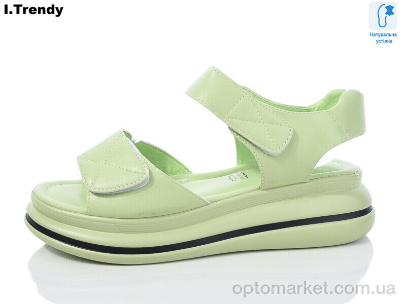 Купить Босоніжки жіночі WL1019-10 Trendy зелений, фото 1