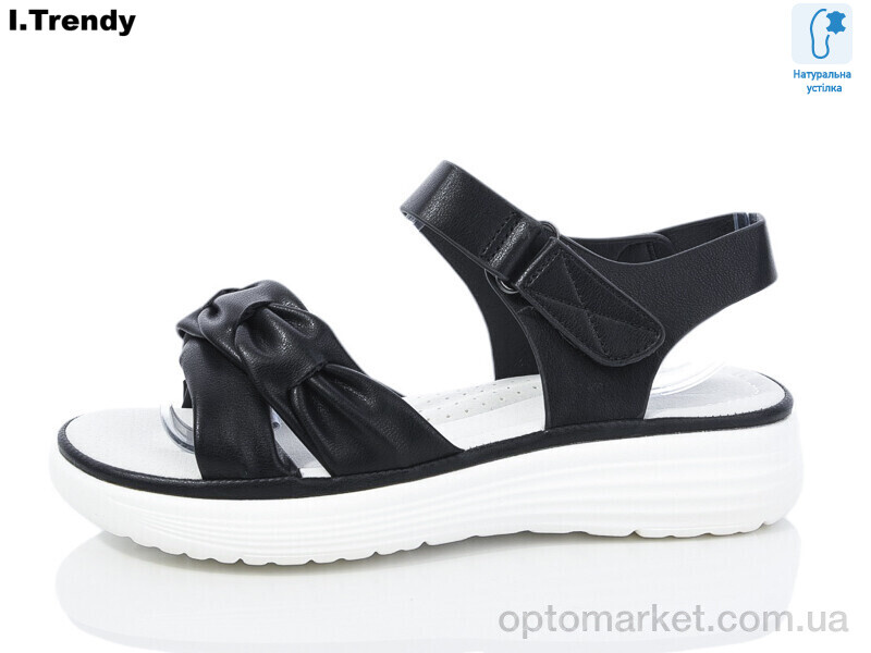 Купить Босоніжки жіночі WL1048-1 Trendy чорний, фото 1