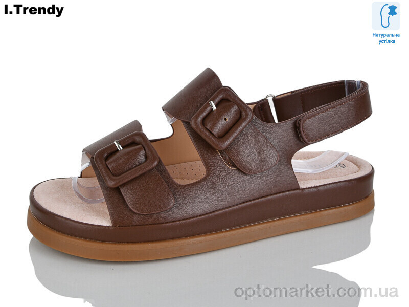 Купить Босоніжки жіночі WL2028-10 Trendy коричневий, фото 1