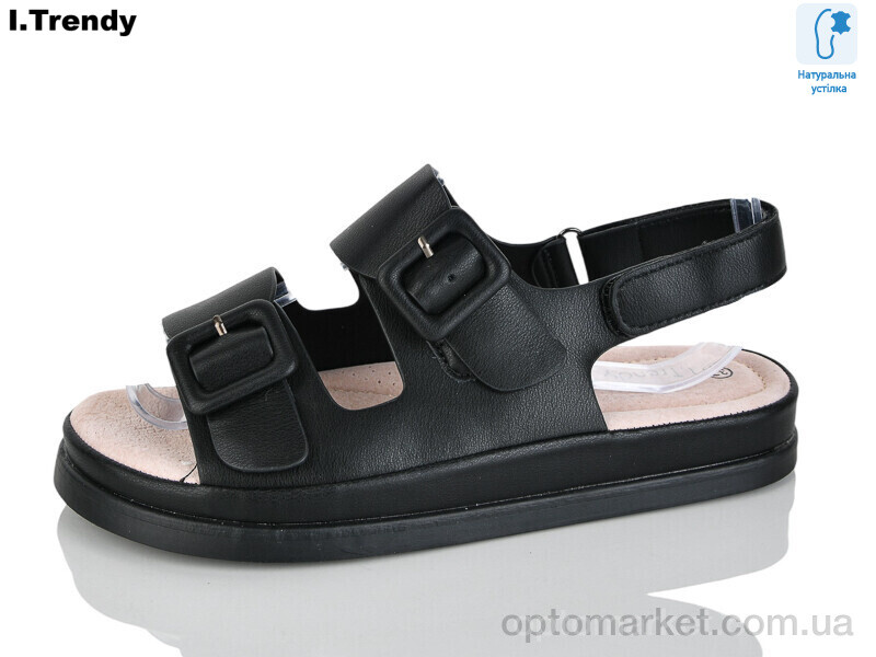 Купить Босоніжки жіночі WL2028-1 Trendy чорний, фото 1