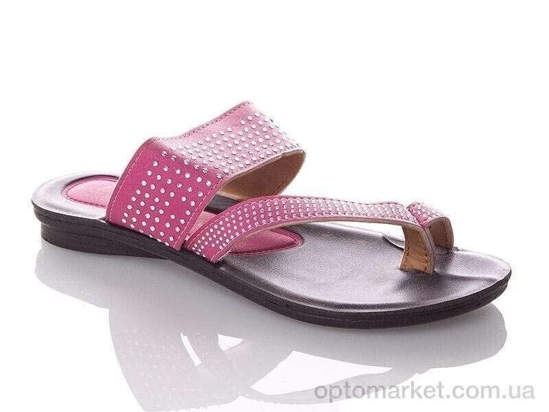 Купить Шльопанці жіночі WLinda-fuchsia Demur рожевий, фото 1