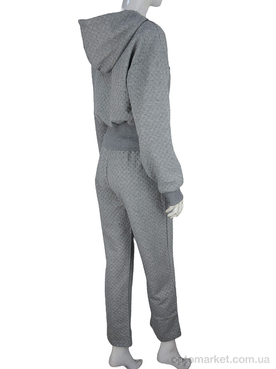 Купить Спортивний костюм жіночі WLT4366 grey Glostory сірий, фото 2
