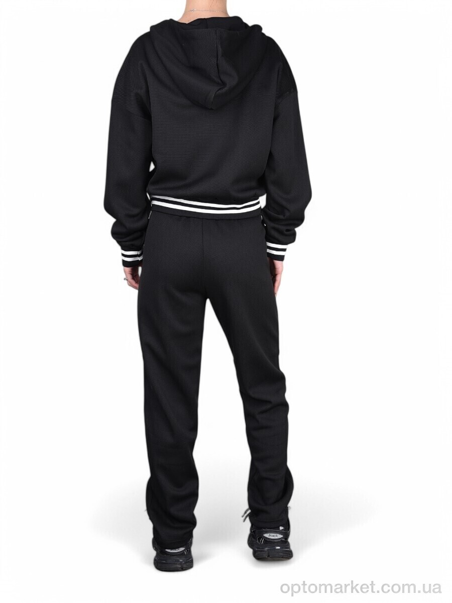Купить Спортивний костюм жіночі WLT5330 black Glo-Story чорний, фото 4