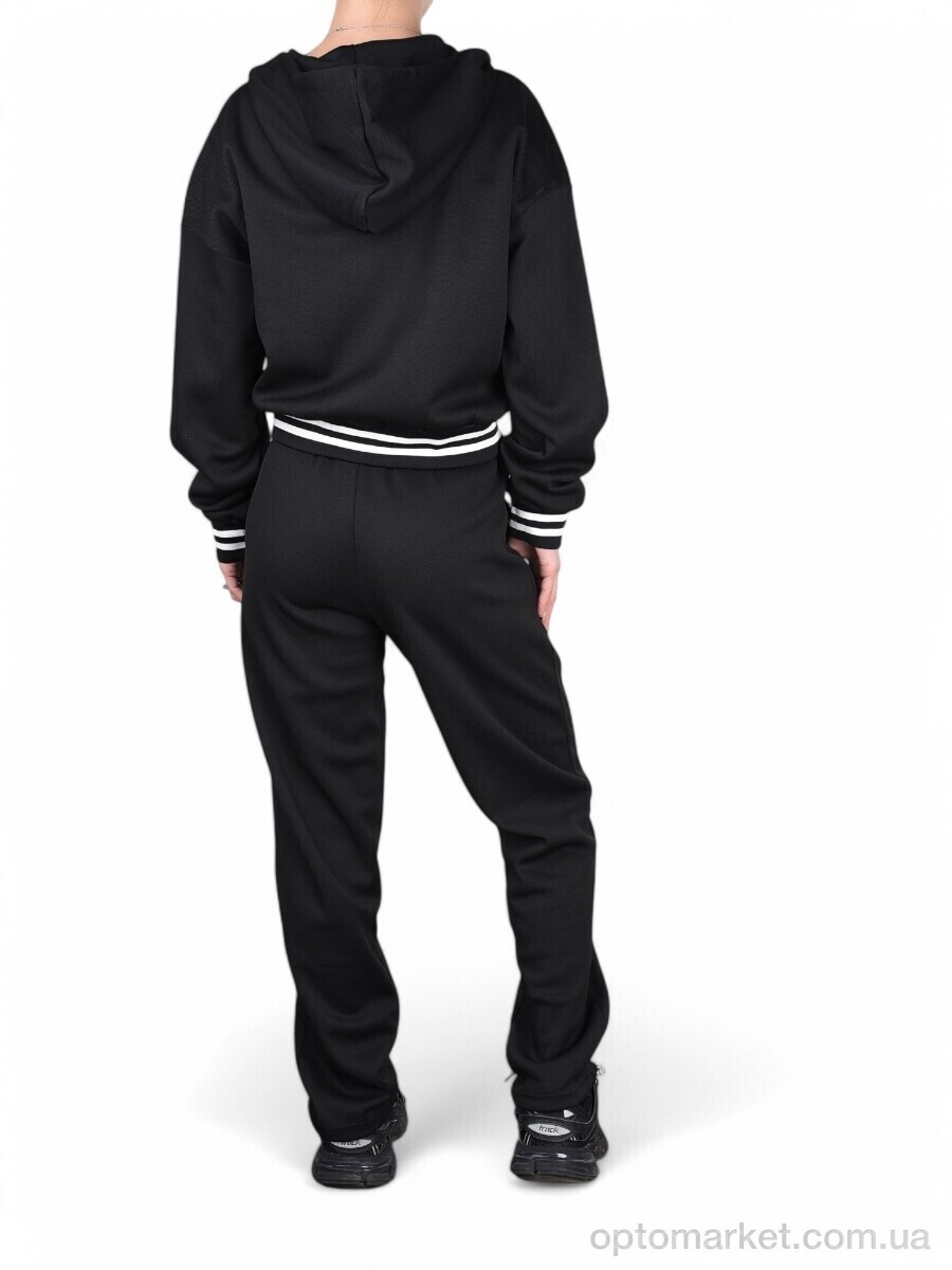 Купить Спортивний костюм жіночі WLT5330 black Glo-Story чорний, фото 5