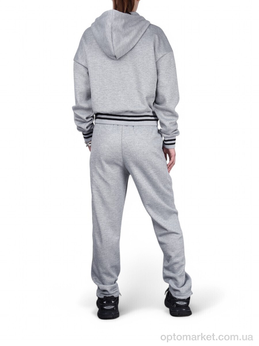 Купить Спортивний костюм жіночі WLT5330 grey Glo-Story сірий, фото 3