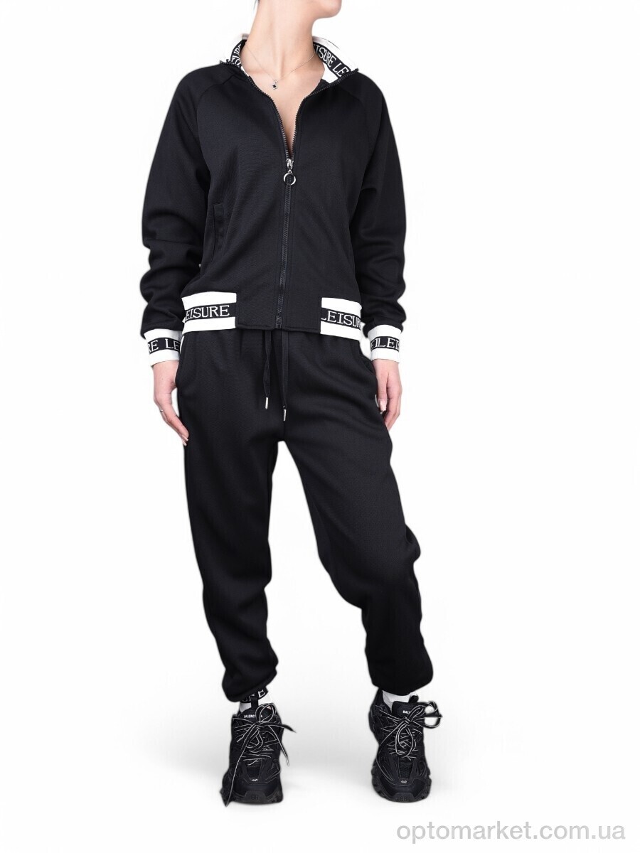 Купить Спортивний костюм жіночі WLT5331 black Glo-Story чорний, фото 1