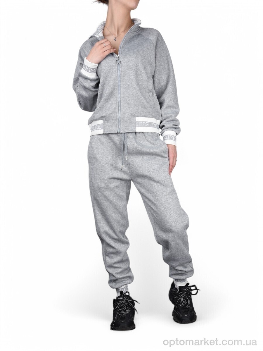 Купить Спортивний костюм жіночі WLT5331 grey Glo-Story сірий, фото 1