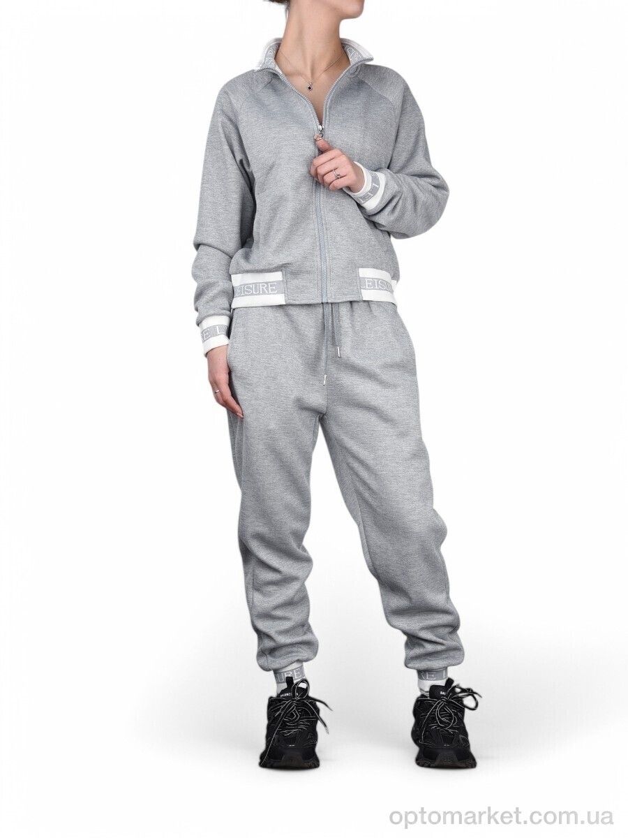 Купить Спортивний костюм жіночі WLT5331 grey Glo-Story сірий, фото 2