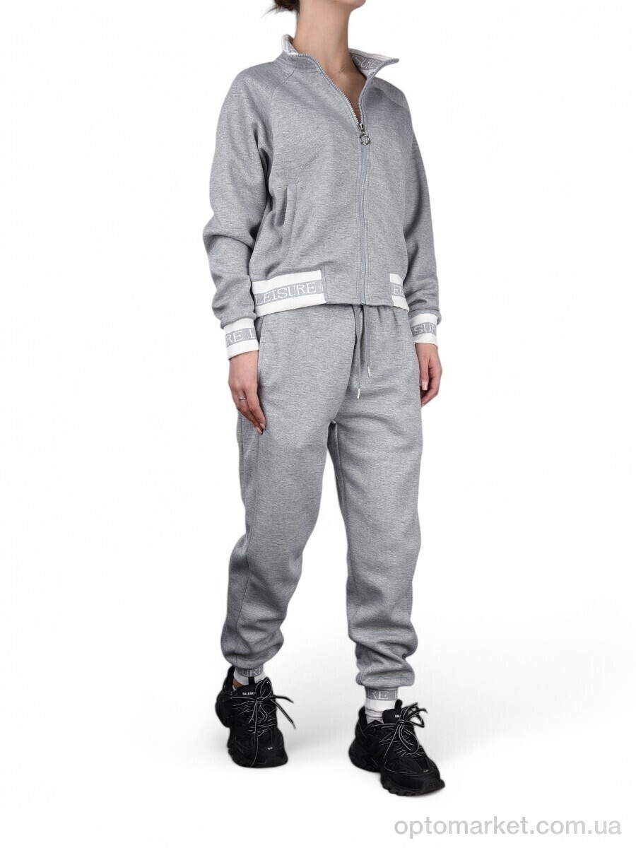 Купить Спортивний костюм жіночі WLT5331 grey Glo-Story сірий, фото 3