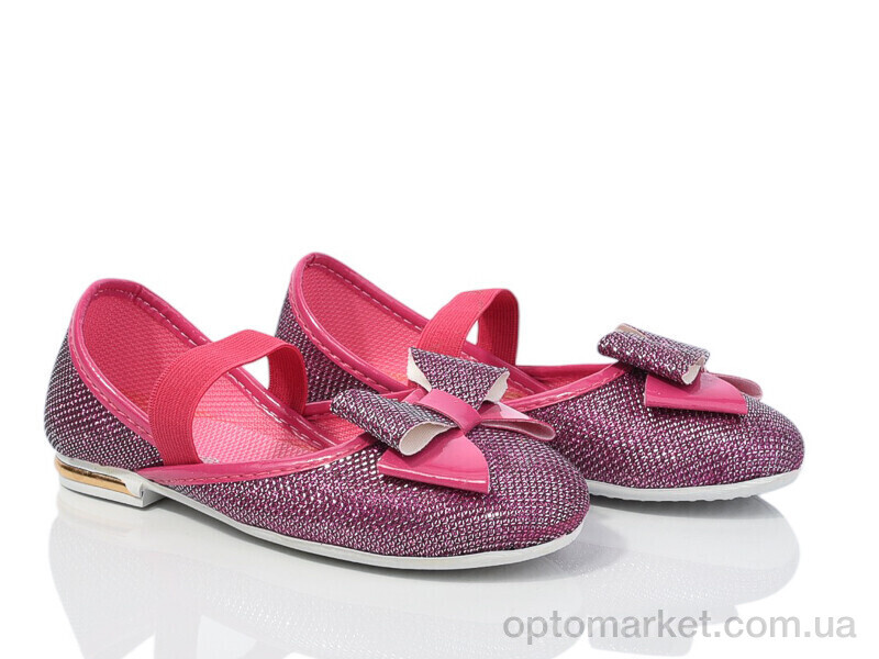 Купить Туфлі дитячі WPoppi бант малинка Waldem рожевий, фото 1