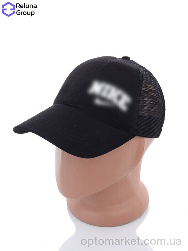 Купить Кепка унісекс WQ003-7 black N.ke чорний, фото 1