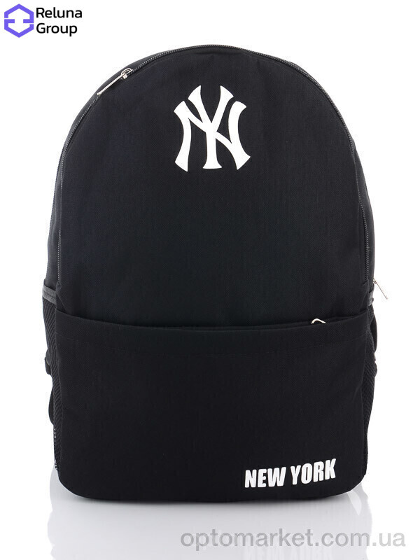 Купить Рюкзак унісекс WS001-12 black N.w York чорний, фото 2