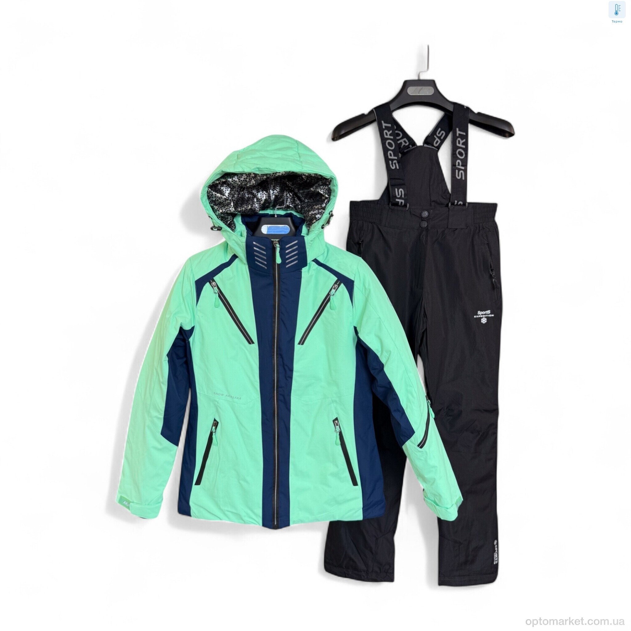 Купить Гірськолижні костюми жіночі WS21100-60 green SNOW AKASAKA зелений, фото 1