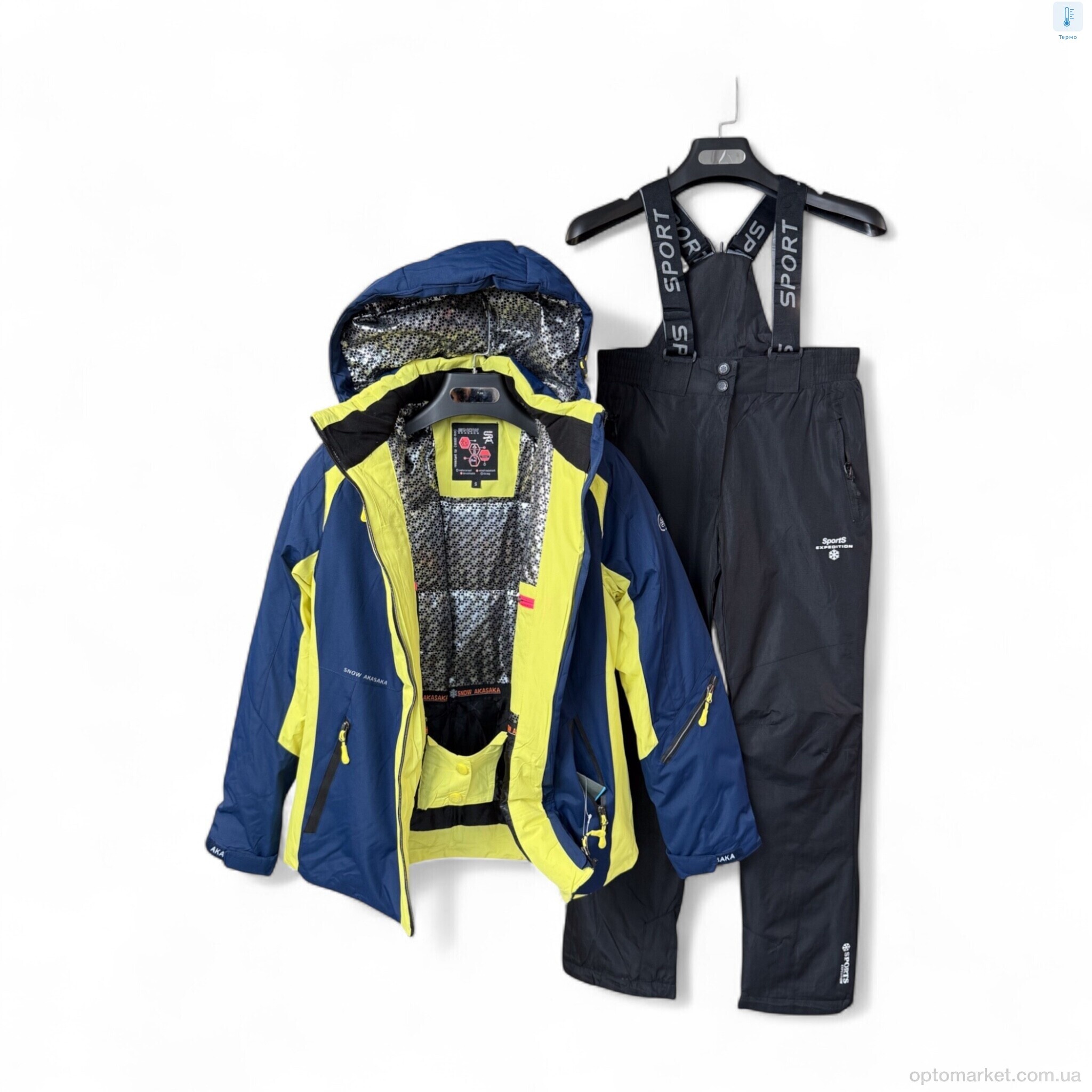 Купить Гірськолижні костюми жіночі WS21100-63 navy SNOW AKASAKA синій, фото 2