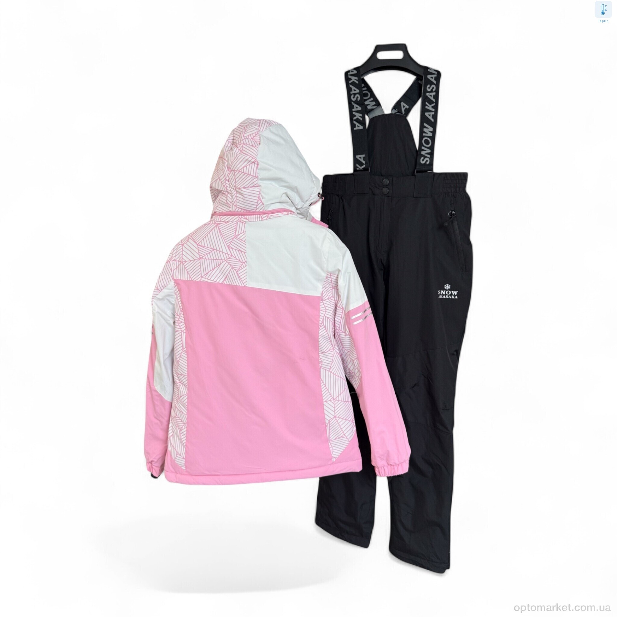 Купить Гірськолижні костюми жіночі WS23135-55 pink SNOW AKASAKA рожевий, фото 3