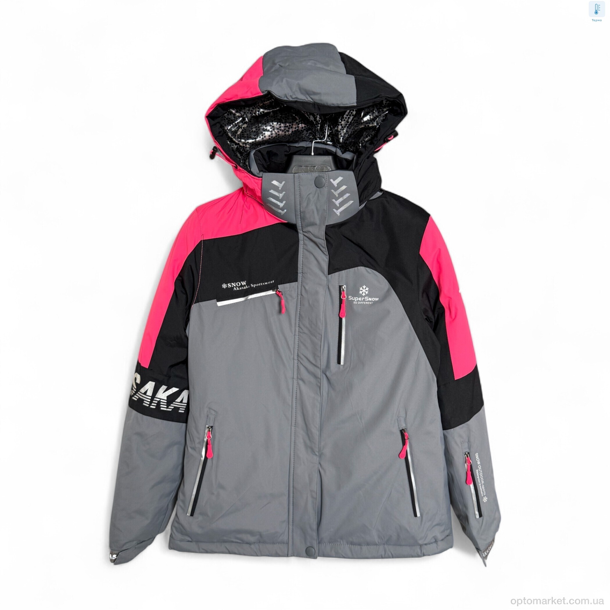 Купить Куртка жіночі WS23136-69 grey SNOW AKASAKA сірий, фото 1