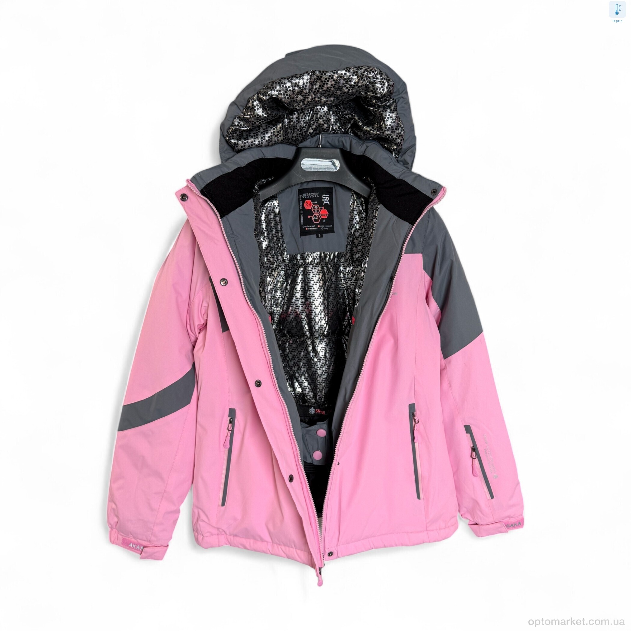 Купить Куртка жіночі WS23156-55 pink SNOW AKASAKA рожевий, фото 2