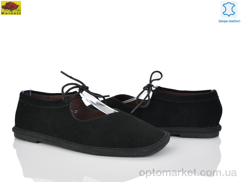 Купить Балетки жіночі WTP0109-10 Mei De Li чорний, фото 1