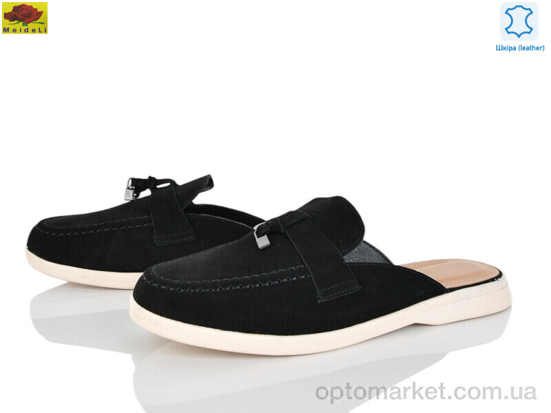 Купить Шльопанці жіночі WTP0109-1 Mei De Li чорний, фото 1