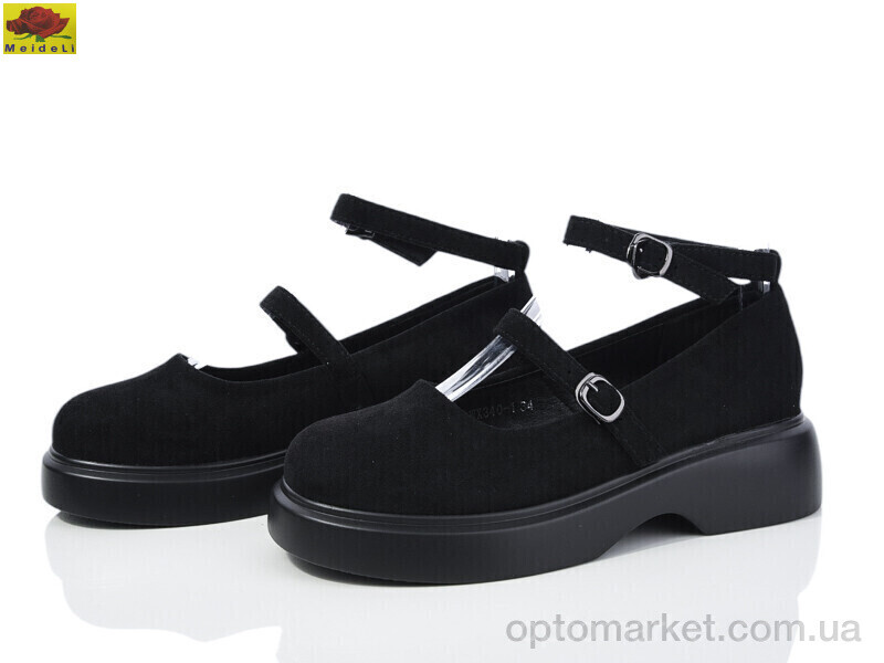 Купить Туфлі дитячі WX340-1 Mei De Li чорний, фото 1