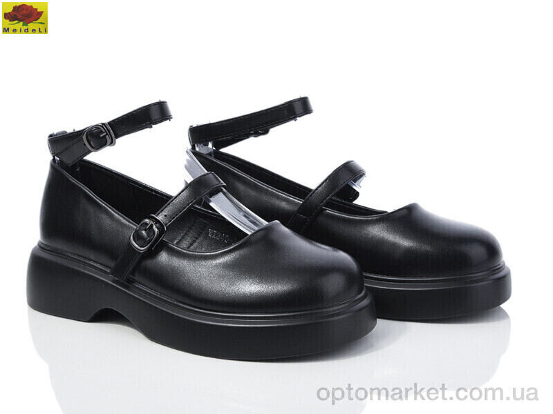 Купить Туфлі дитячі WX340-2 Mei De Li чорний, фото 1