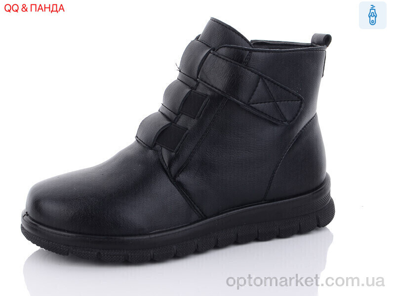 Купить Черевики жіночі WY2-1 QQ shoes чорний, фото 1