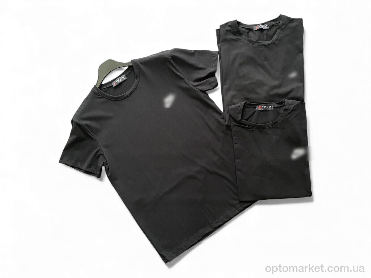 Купить Футболка чоловічі X1 black Verton чорний, фото 1