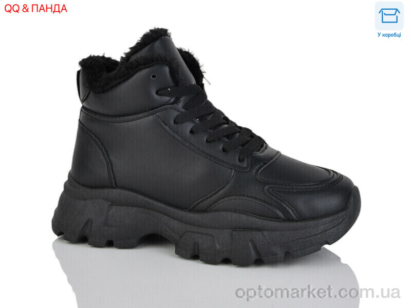 Купить Кросівки жіночі X103-1 QQ&Панда чорний, фото 1