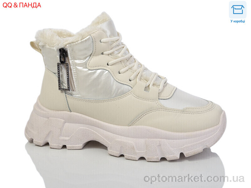 Купить Черевики жіночі X103-3 QQ&Панда бежевий, фото 1