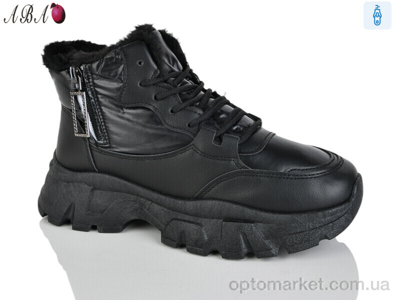 Купить Черевики жіночі X106-1 Aba чорний, фото 1
