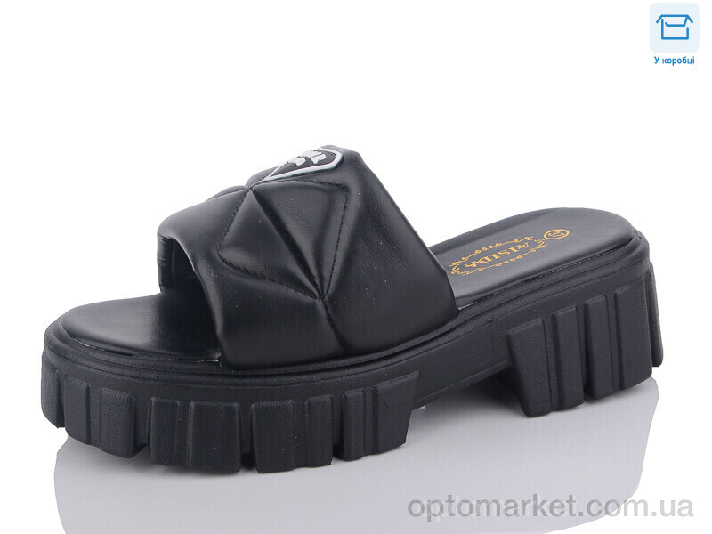 Купить Шльопанці жіночі X30-1 AISIDA чорний, фото 1