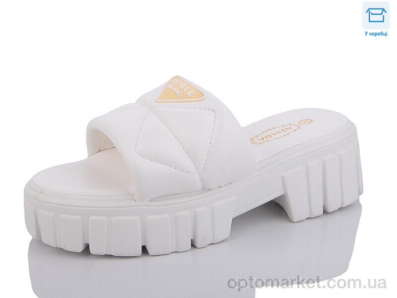 Купить Шльопанці жіночі X30-2 AISIDA білий, фото 1