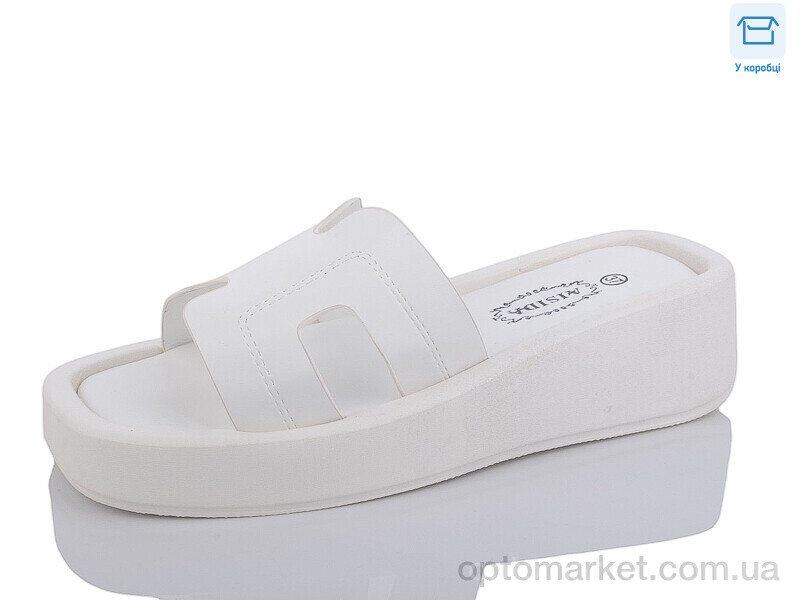 Купить Шльопанці жіночі X33-2 AISIDA білий, фото 1
