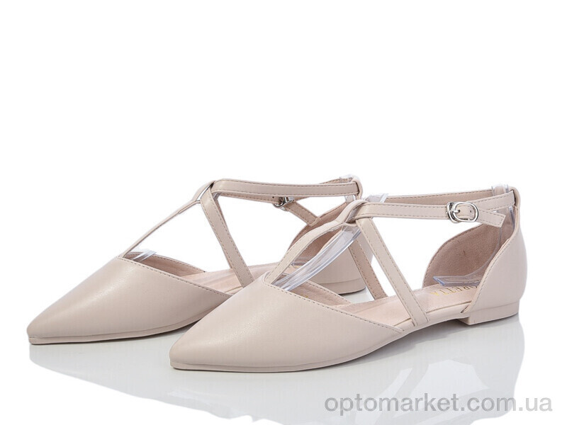 Купить Туфлі жіночі X338-3 Loretta бежевий, фото 1