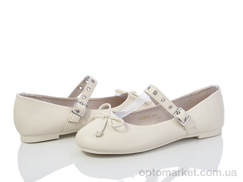 Купить Туфлі жіночі X349-3 Loretta бежевий, фото 1