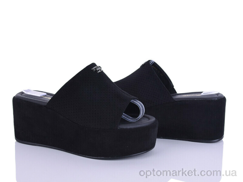 Купить Шльопанці жіночі X380-1 Loretta чорний, фото 1