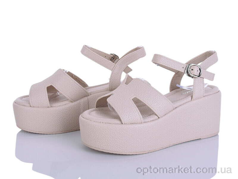 Купить Босоніжки жіночі X381-4 Loretta бежевий, фото 1