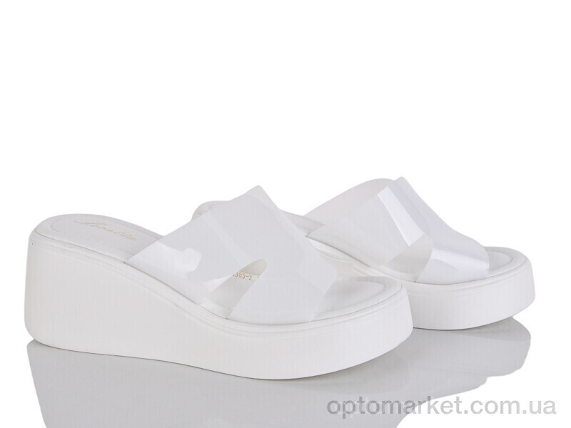 Купить Шльопанці жіночі X385-2 Loretta білий, фото 1