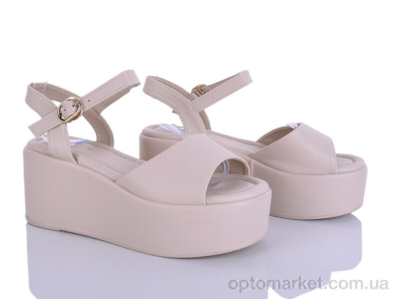 Купить Босоніжки жіночі X389-3 Loretta бежевий, фото 1