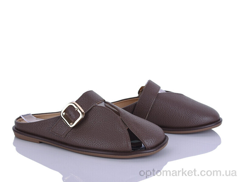 Купить Шльопанці жіночі X390-7 Loretta коричневий, фото 1