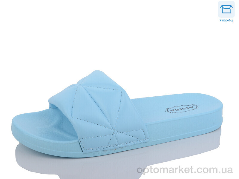 Купить Шльопанці жіночі X42-5 blue AISIDA блакитний, фото 1