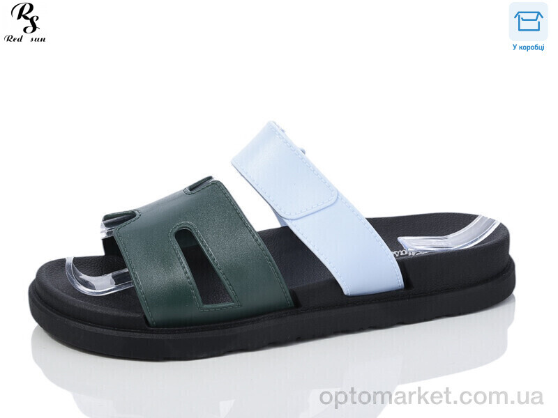Купить Шльопанці жіночі X58-1 Red Sun зелений, фото 1