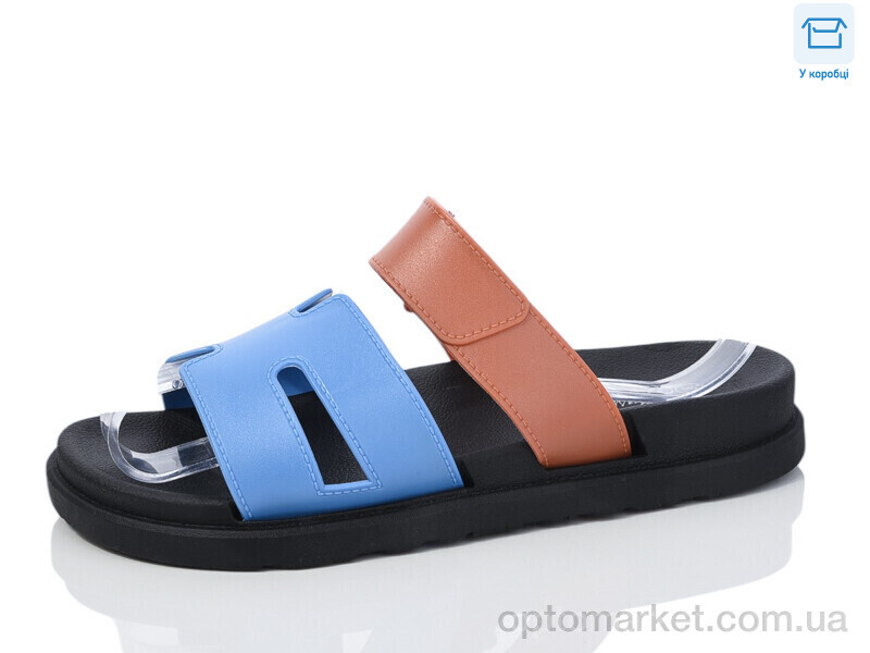 Купить Шльопанці жіночі X58-8 Hongquan синій, фото 1