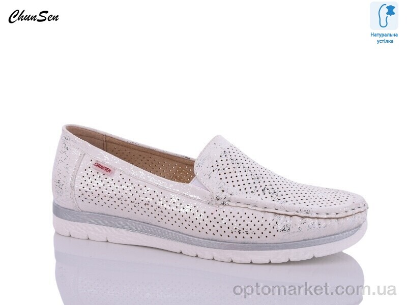 Купить Мокасини жіночі X583-3 Chunsen білий, фото 1