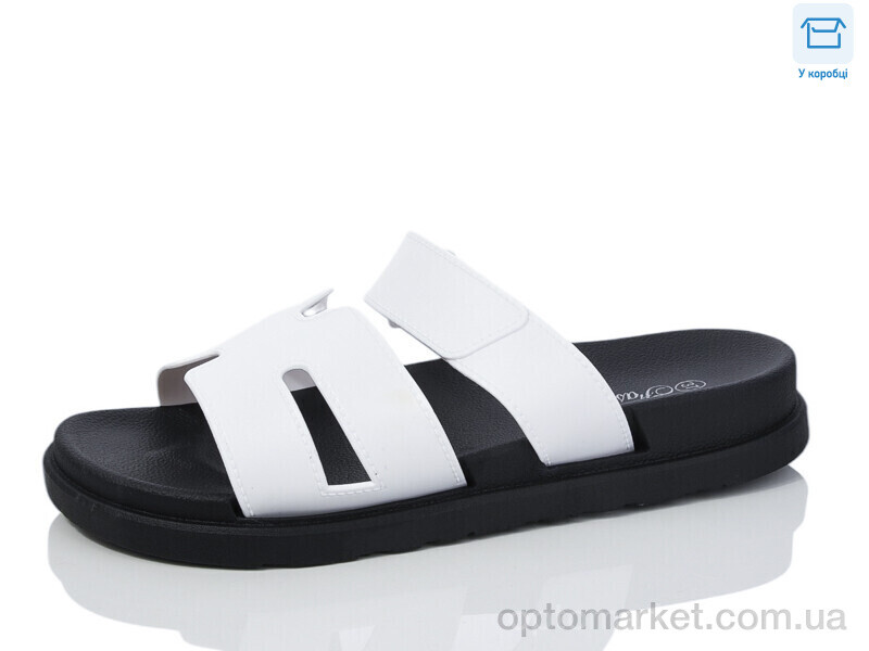 Купить Шльопанці жіночі X59-2 Hongquan білий, фото 1