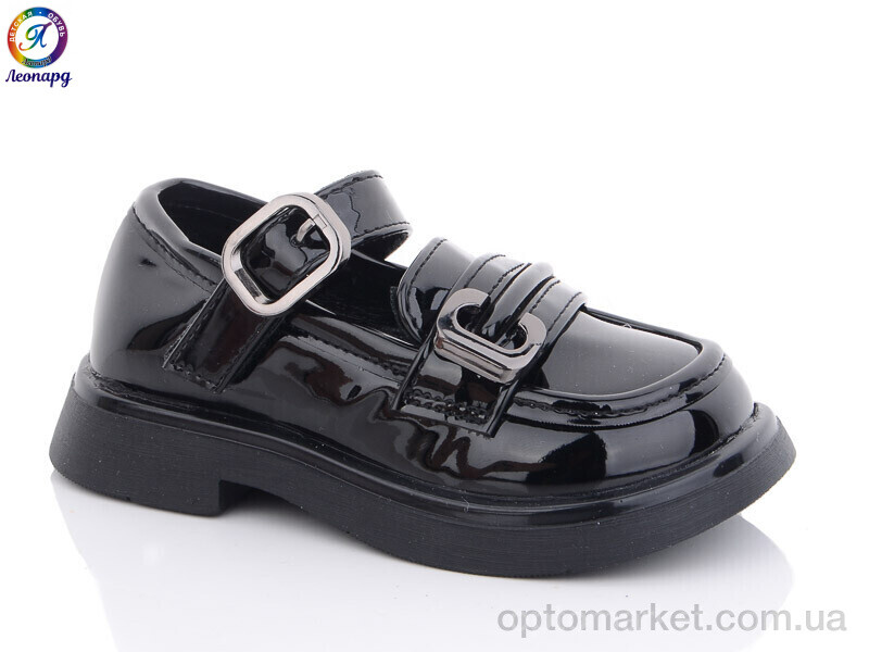 Купить Туфлі дитячі X601-D1 Леопард чорний, фото 1