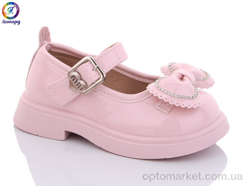 Купить Туфлі дитячі X609-D12 Леопард рожевий, фото 1