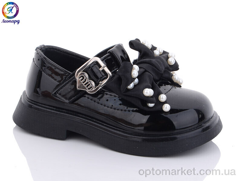 Купить Туфлі дитячі X611-D1 Леопард чорний, фото 1