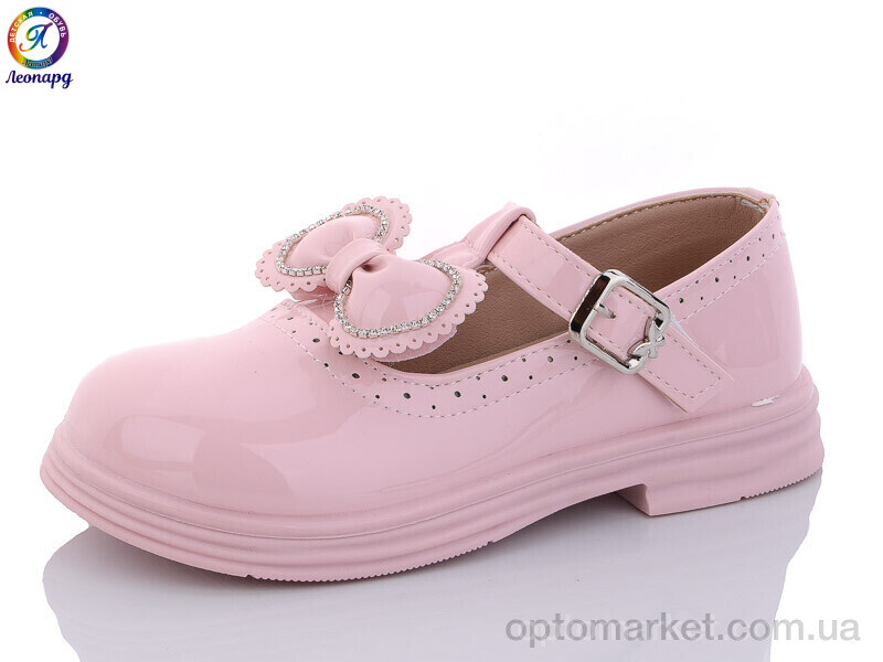 Купить Туфлі дитячі X614-12 Леопард рожевий, фото 1